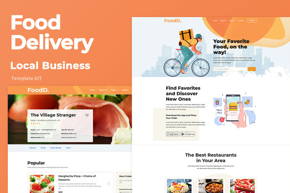 FoodDelivery - Local - ThemeForest 28115540