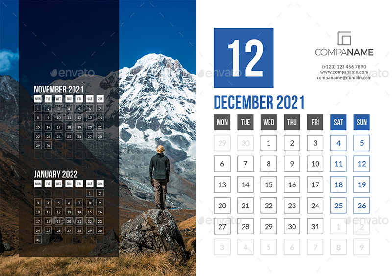 Desk Calendar 21 By Bourjart Graphicriver