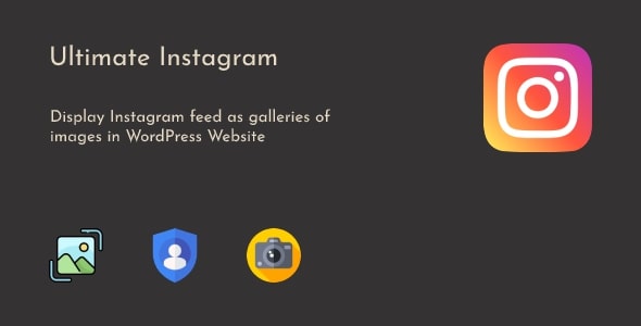 Ultimate Instagram – WordPress Instagram Feed Gallery