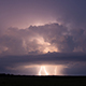 Lightning Storm Clouds Timelapse Thunderstorm at Night Sky - VideoHive Item for Sale