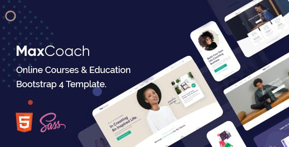 MaxCoach – Education Bootstrap 4 Template