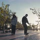 Hipster Couple Skateboarding - VideoHive Item for Sale