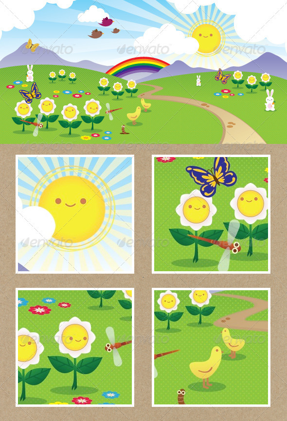 Cheerful Landscape - Landscapes Nature