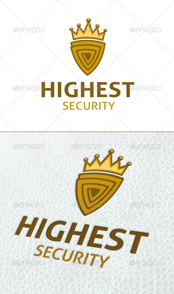 Highest Security Logo template - Crests Logo Templates