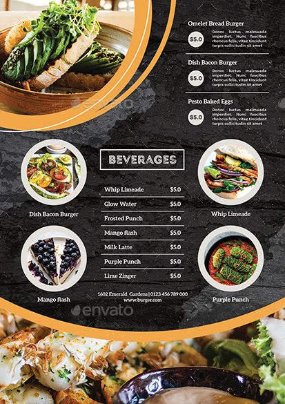 Restaurant Menu, Print Templates | GraphicRiver