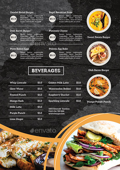 Restaurant Menu, Print Templates | GraphicRiver