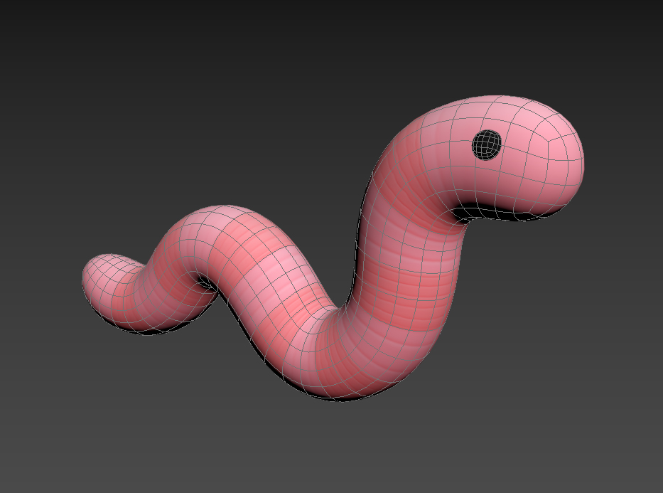 Cartoon Worm by BariaCG | 3DOcean