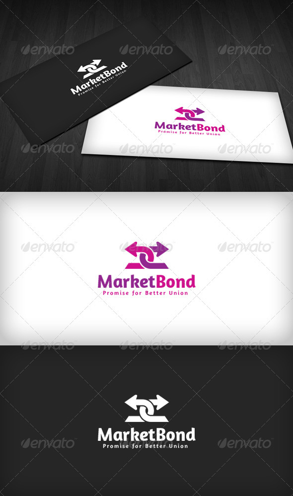 Market Bond Logo - Vector Abstract