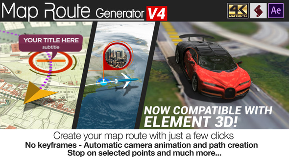 Map Route Generator - VideoHive 21686169