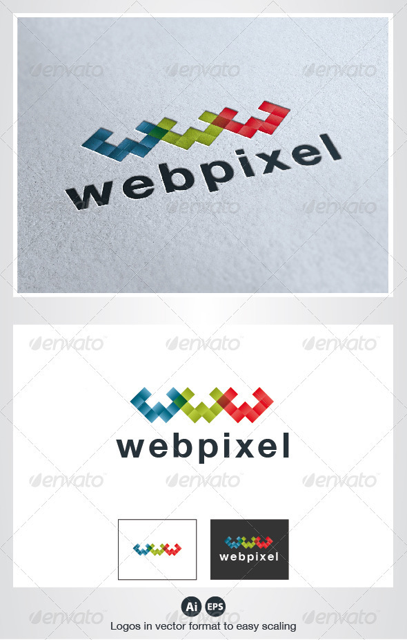 Web Pixel Logo - Letters Logo Templates
