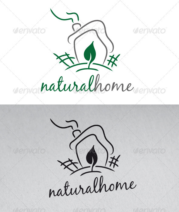 Natural Home Logo - Nature Logo Templates