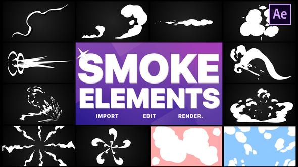 Smoke Elements Pack - VideoHive 28145657
