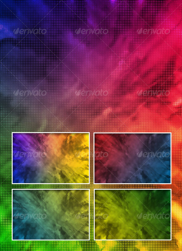 Dotted Fractal Background - Abstract Backgrounds