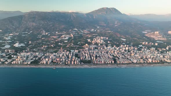 Mahmutlar Aerial View Turkey Alanya 4 K alt