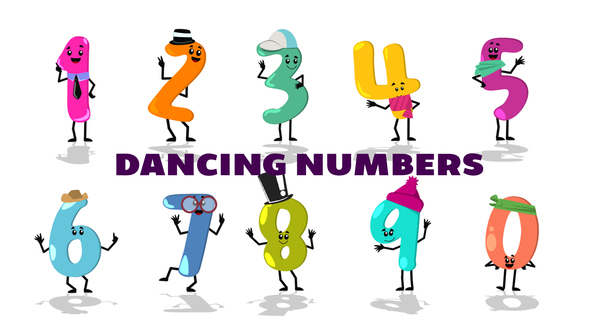 Dancing Numbers - VideoHive 28148928