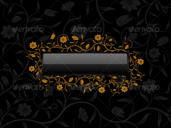 Floral banner for sample text - Flowers & Plants Nature