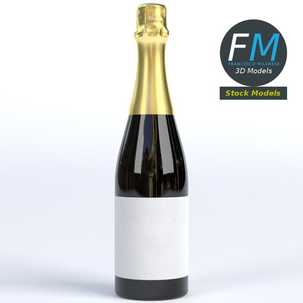 Champagne bottle - 3Docean 28157248