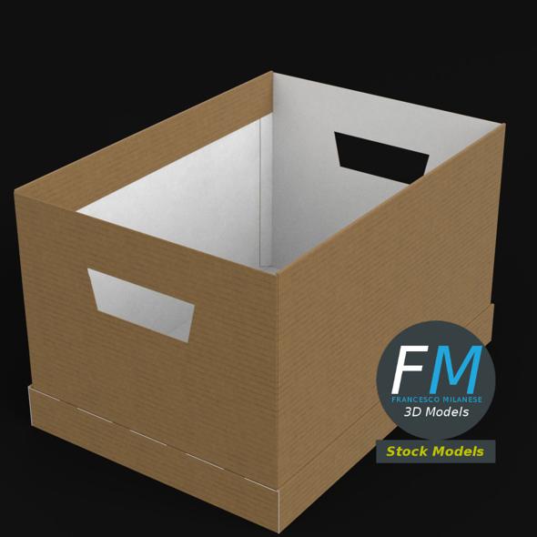 Office cardboard box - 3Docean 28157304