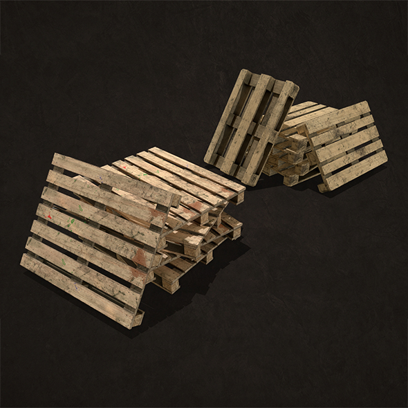 Wooden Pallets - 3Docean 28159468