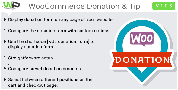 WooCommerce Donation & Tip