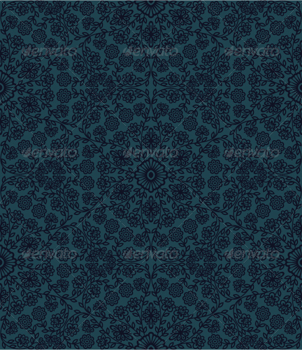 Seamless floral pattern - Patterns Decorative
