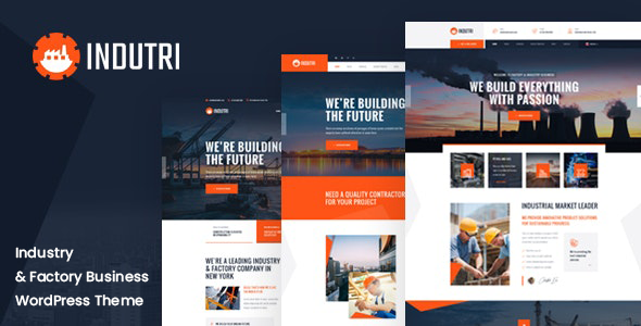 Indutri – Factory & Industrial WordPress Theme