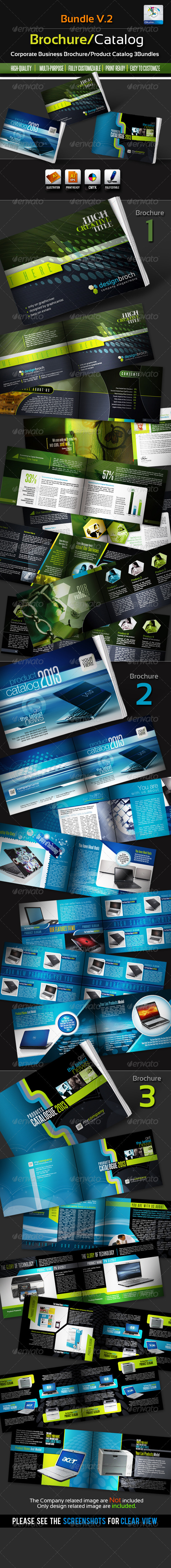 Corporate Brochure/Catalogue Bundles v.2 - Catalogs Brochures