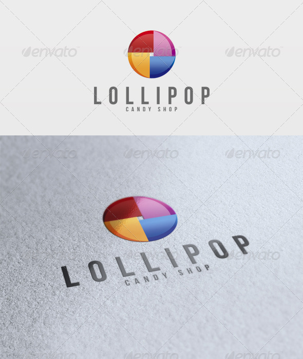 Lollipop Logo - Vector Abstract