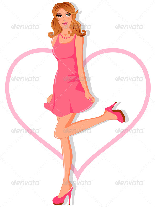 Valentine's Day Greeting Card - People Characters