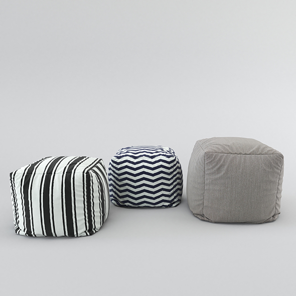 Pouf collection - 3Docean 28177688