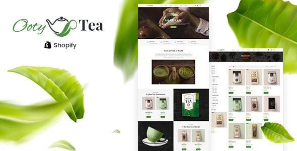 Ooty - Organic Tea Store Shopify Theme