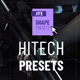 Hitech Text + Frame Presets