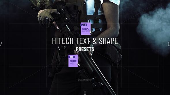 Hitech Text + Frame Presets