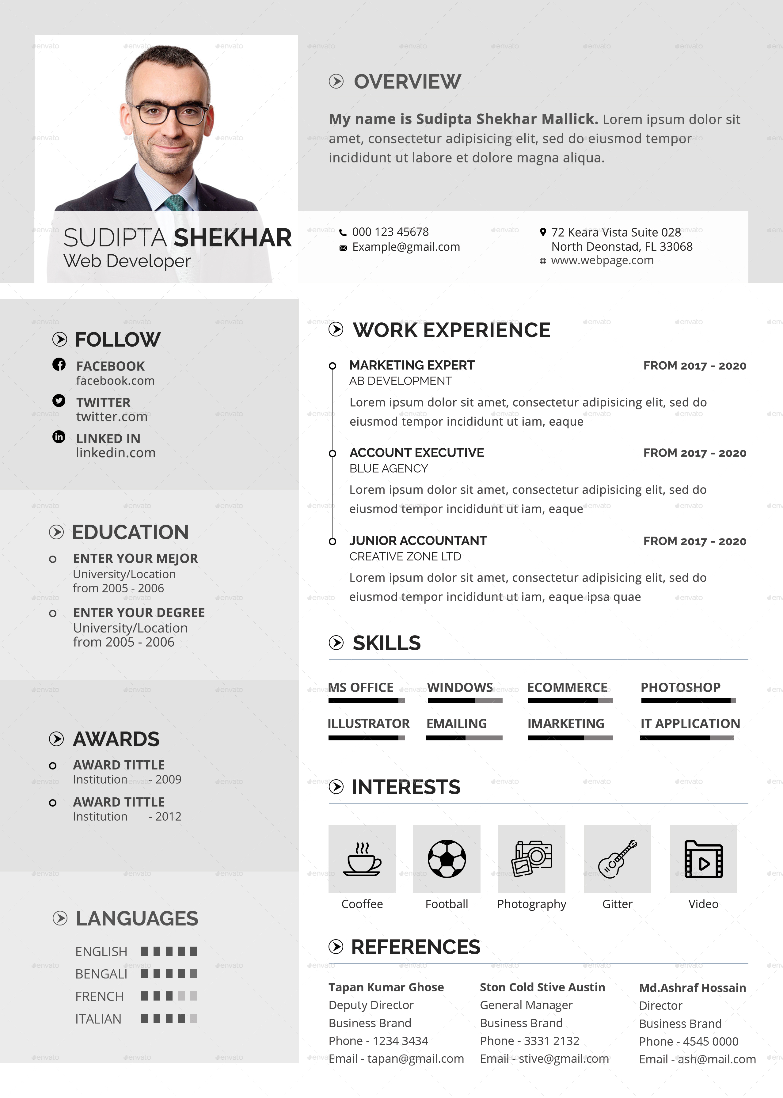 free resume download template 2017