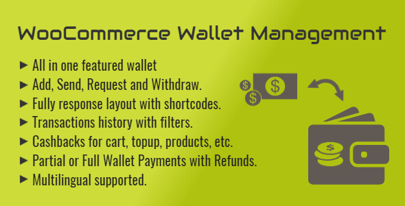 WooCommerce Wallet Management | All in One