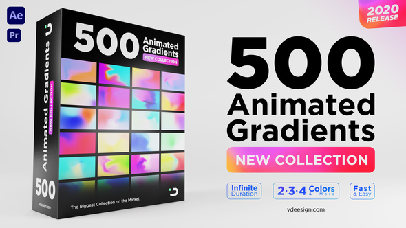 500 Animated Color - VideoHive 28193051
