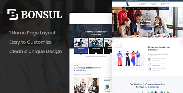 Bonsul - Consulting - ThemeForest 28193058