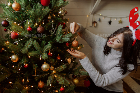 Christmas tree deals with antlers