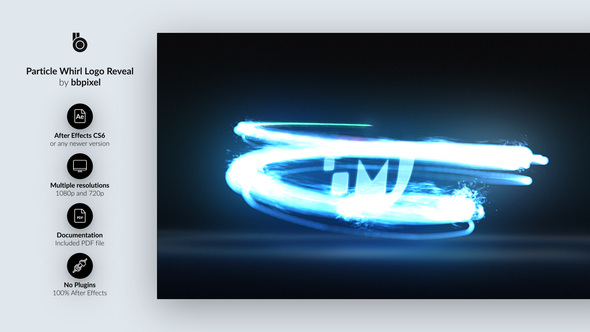 Particle Whirl Logo - VideoHive 28197010