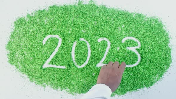 Hand Writes On Green 2023