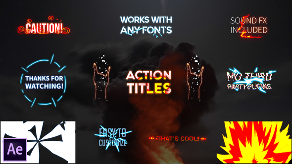 Action Titles Pack | After Effects
