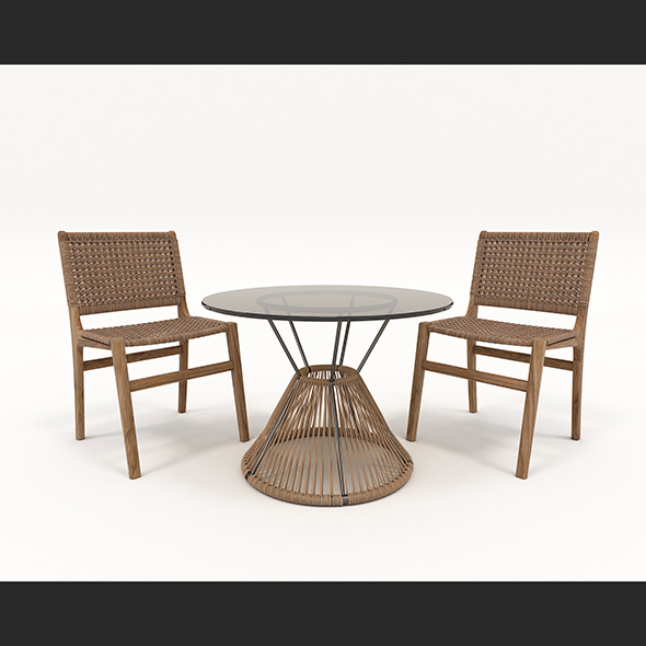 Outdoor Rattan Furniture - 3Docean 28211108