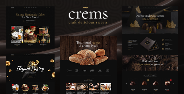 Crems - Bakery - ThemeForest 27932462