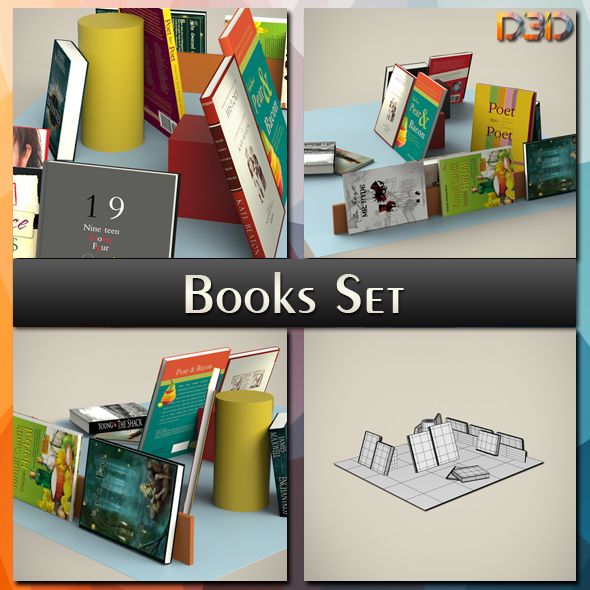 Books Set - 3Docean 28222527