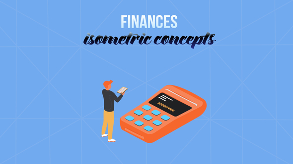 Finances - Isometric - VideoHive 28231983