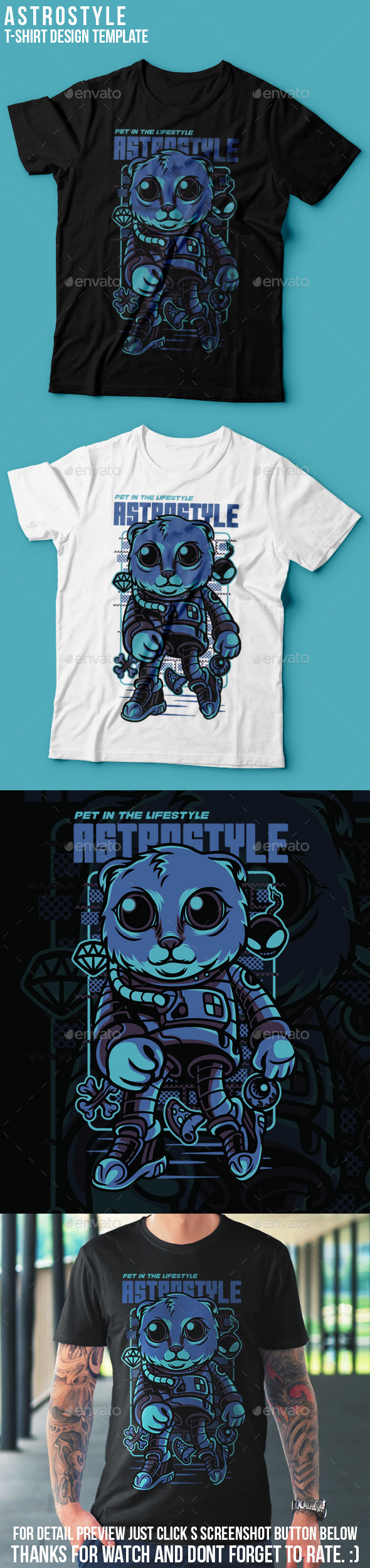 Astro Style T-Shirt Design