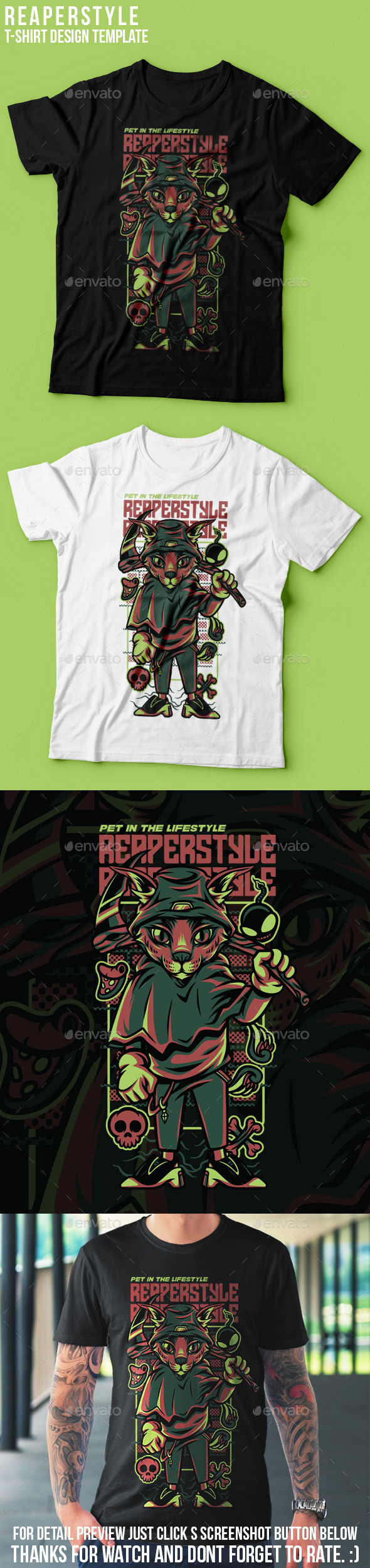 [DOWNLOAD]Reaper Style T-Shirt Design