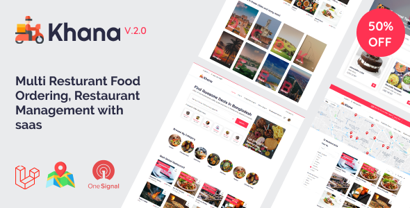 Khana – Multi Resturant Food Ordering, Restaurant Management with saas