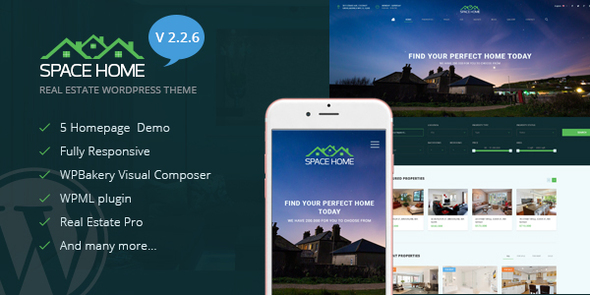 Space Home - ThemeForest 17251245