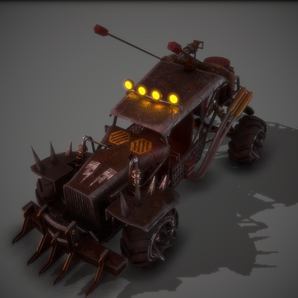 Apocalyptic Battle Buggy - 3Docean 28234630